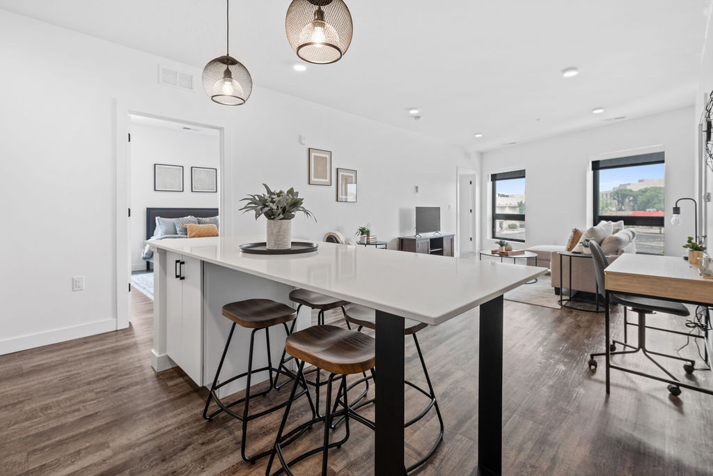 Brio building furnished living room