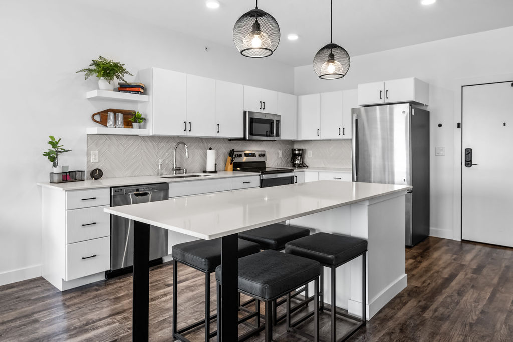 Brio building furnished kitchen