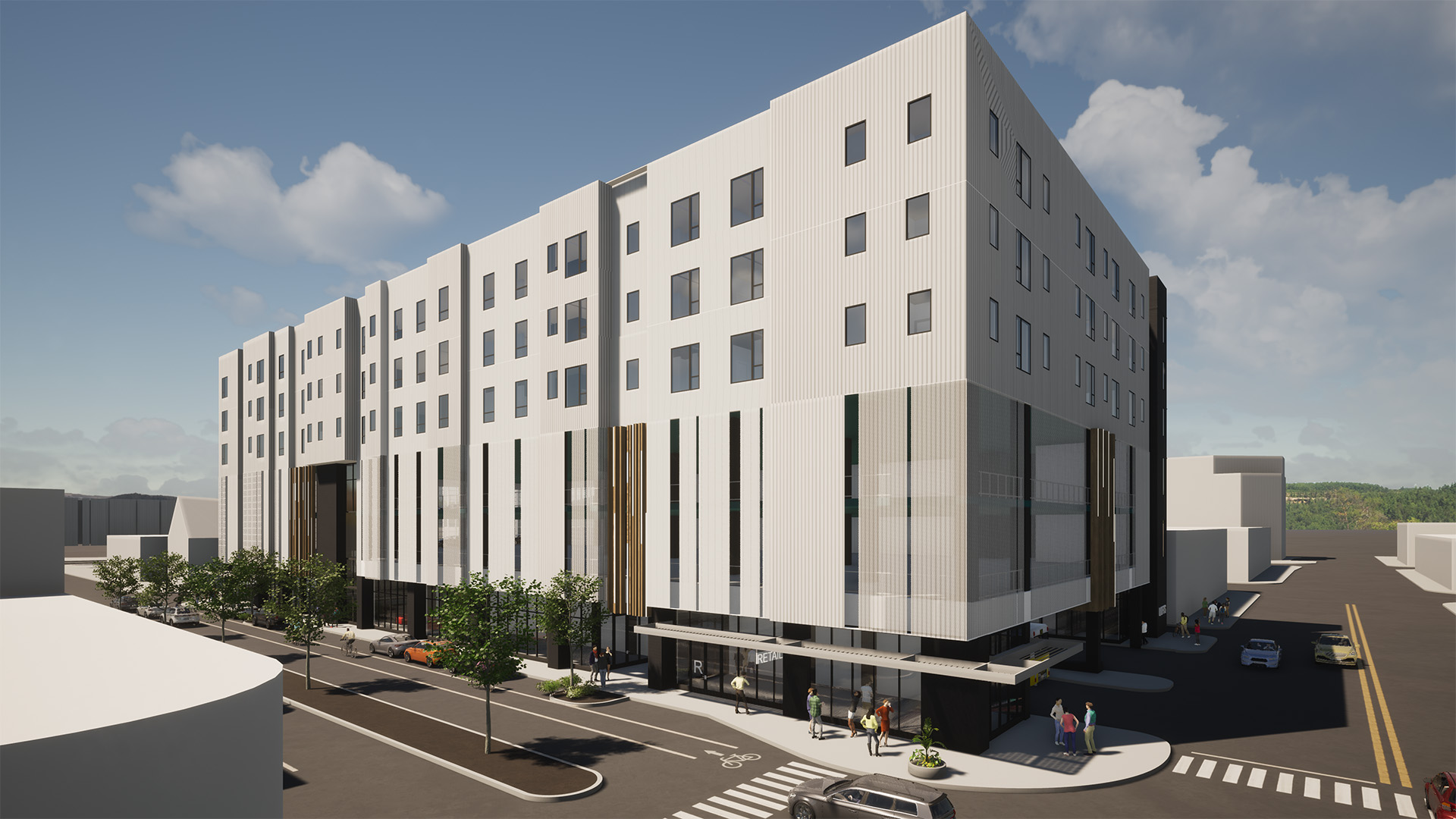 Alto Station exterior rendering