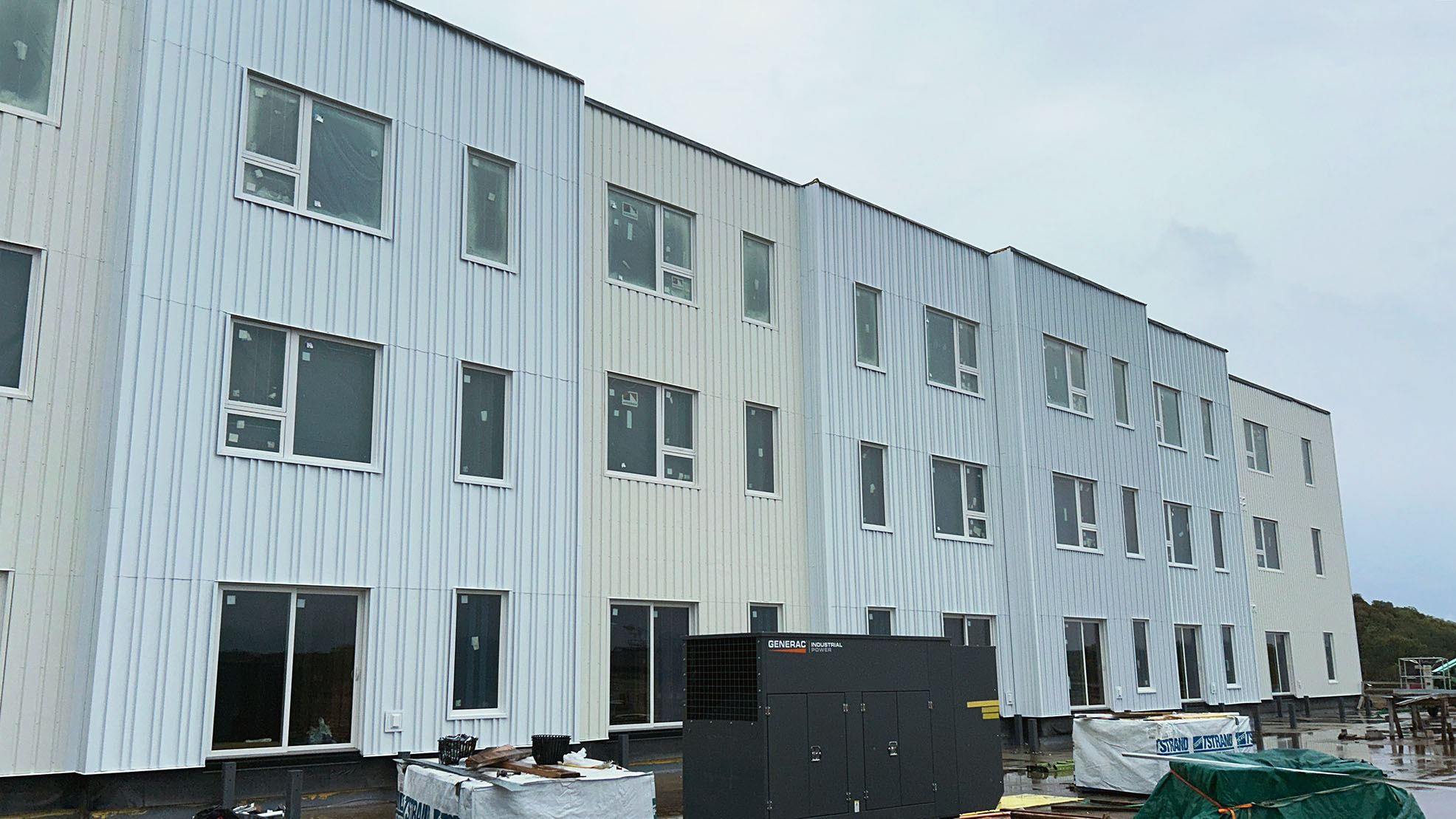 Alto Station exterior under construction