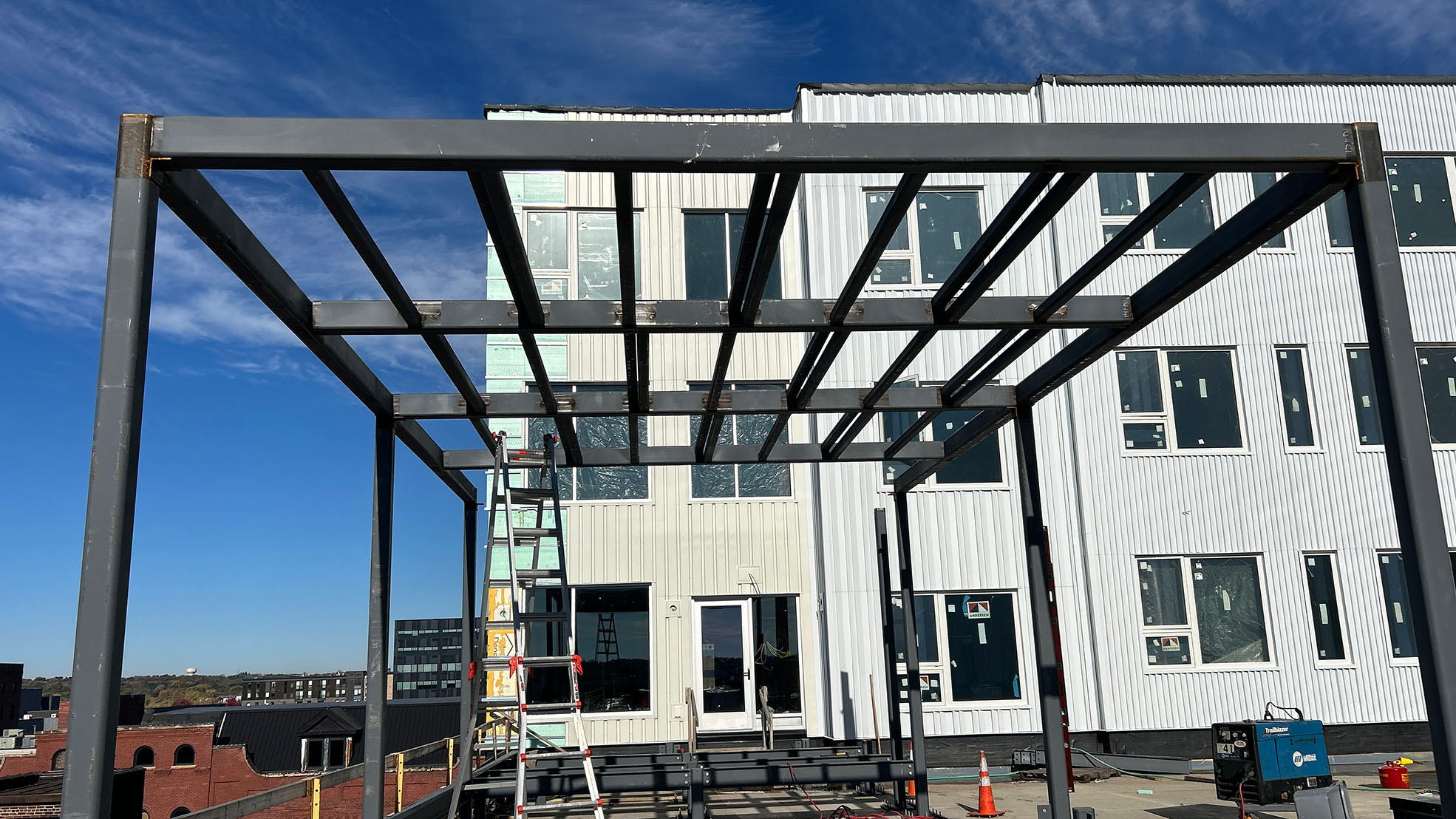 Alto Station exterior under construction