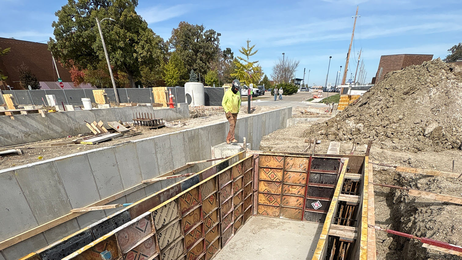 Valo photo of job site