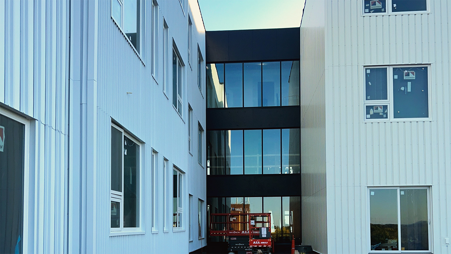 Alto Station exterior during construction