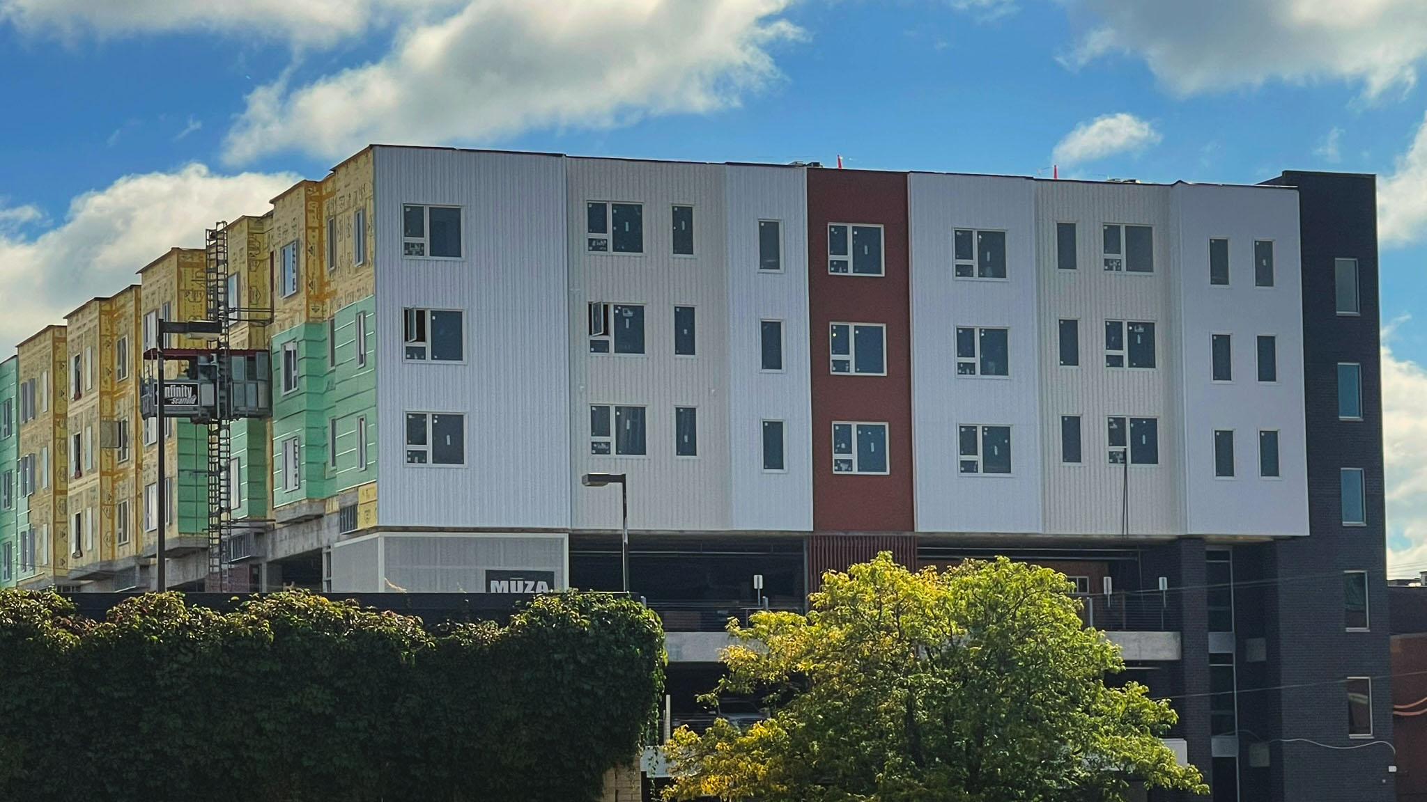 Alto Station exterior under construction