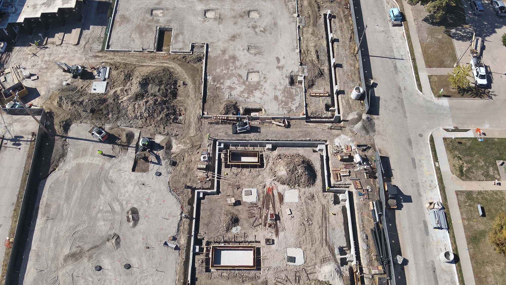 Valo aerial photo of job site