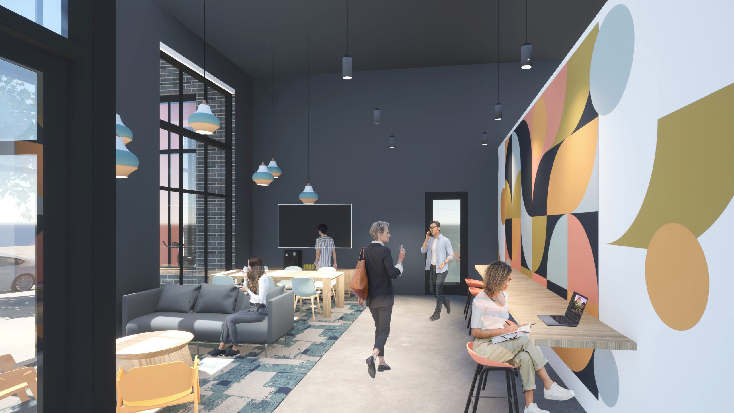 Valo apartment lobby rendering